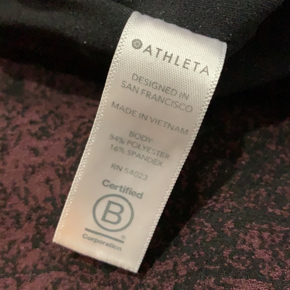 Athleta Red and Black Leggings - Picture 7 of 12